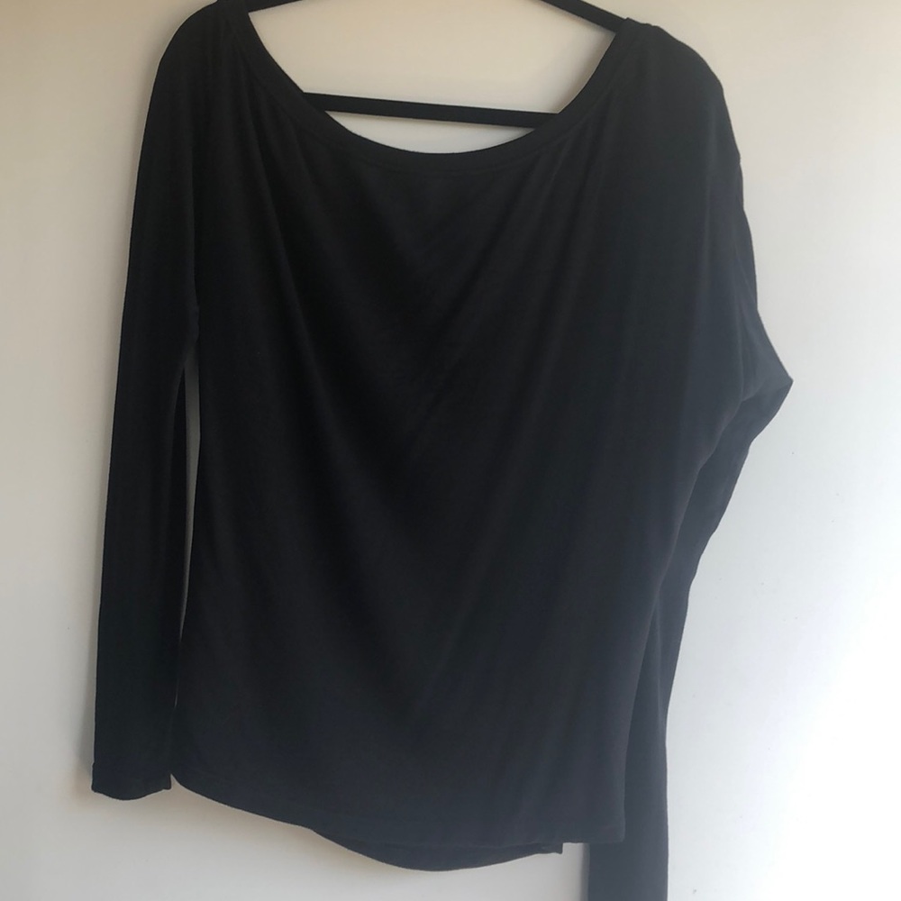 DYI off the shoulder black top